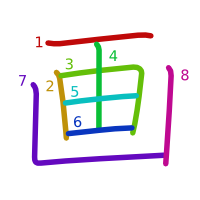 Stroke order
